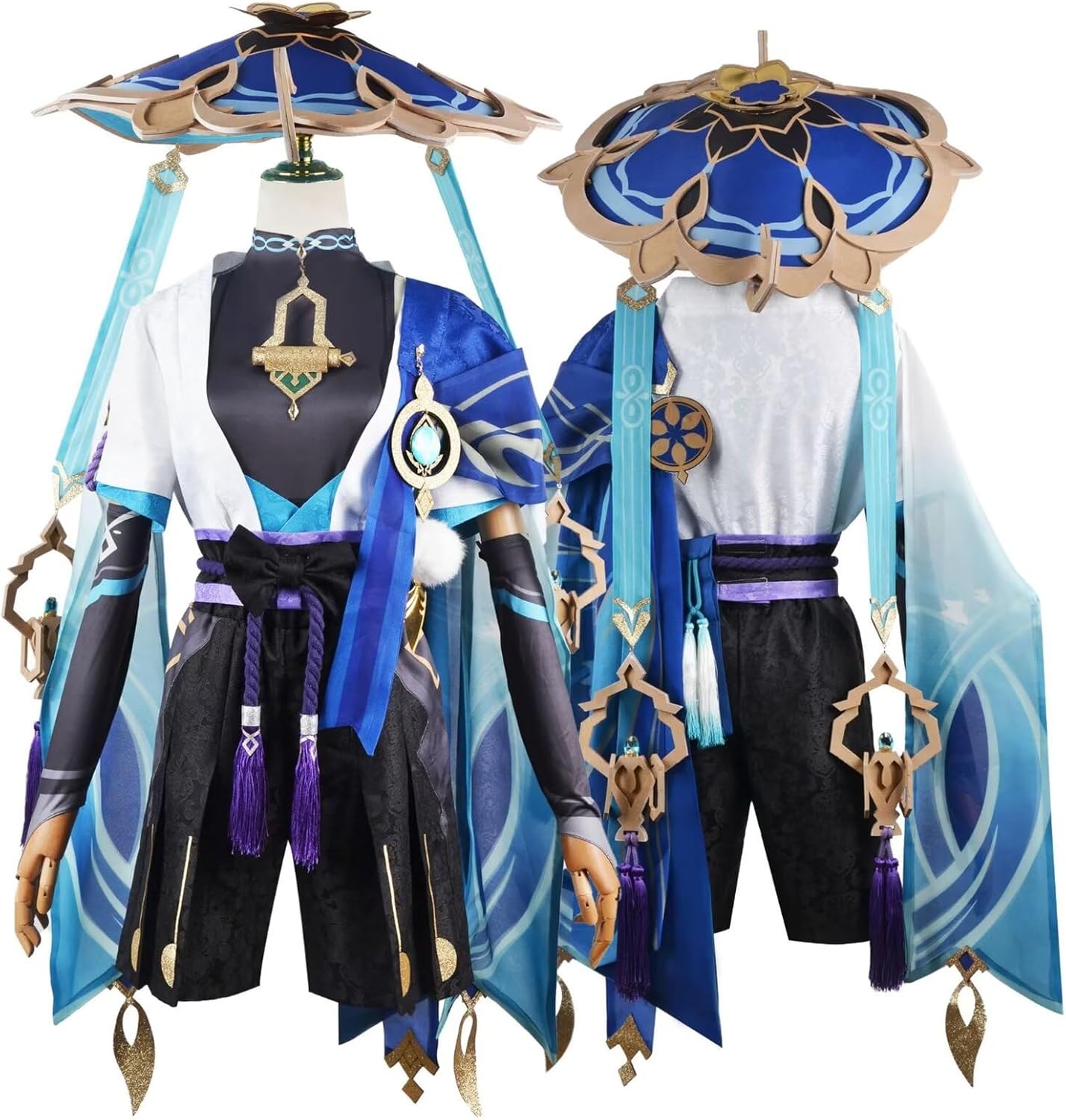Amazon.co.jp: [LVSH] [CHUCHUFLY] 原神 コスプレ 放浪者 衣装